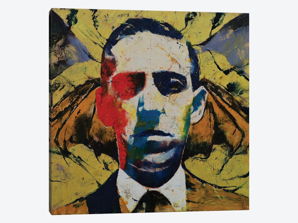 H.P. Lovecraft by Michael Creese 1-piece Canvas Print