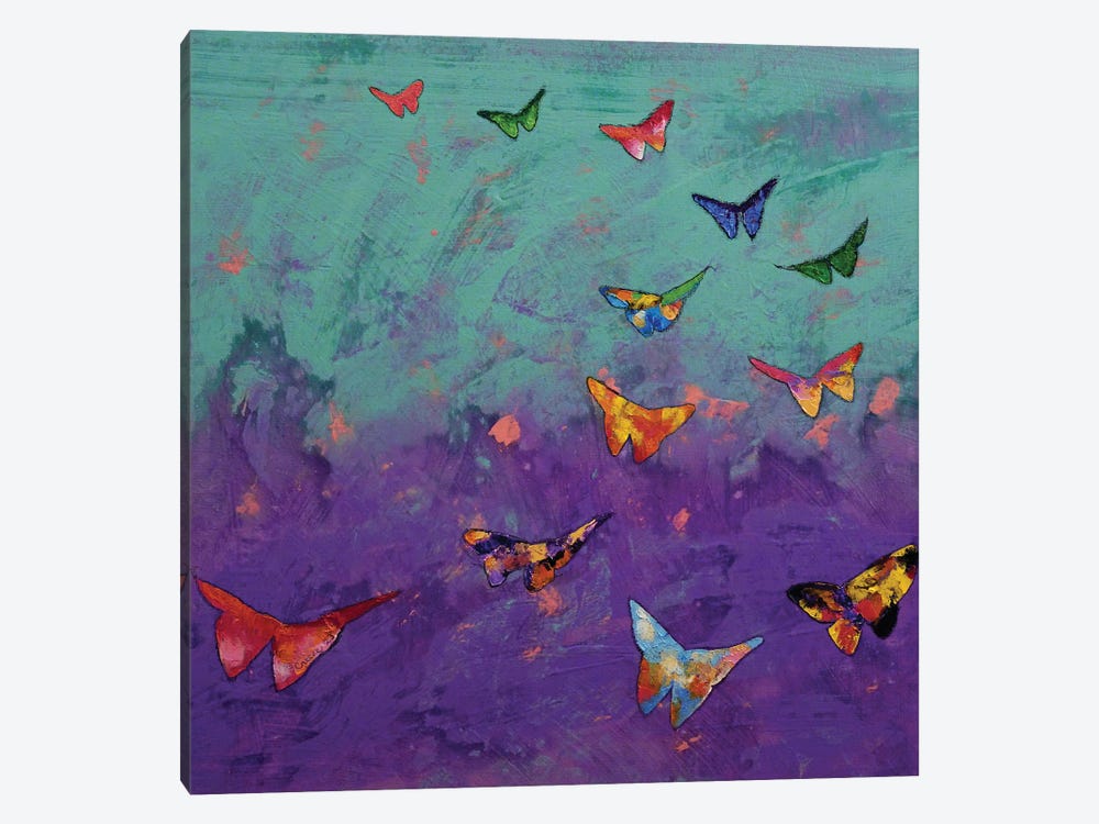 Origami Butterflies by Michael Creese 1-piece Canvas Artwork