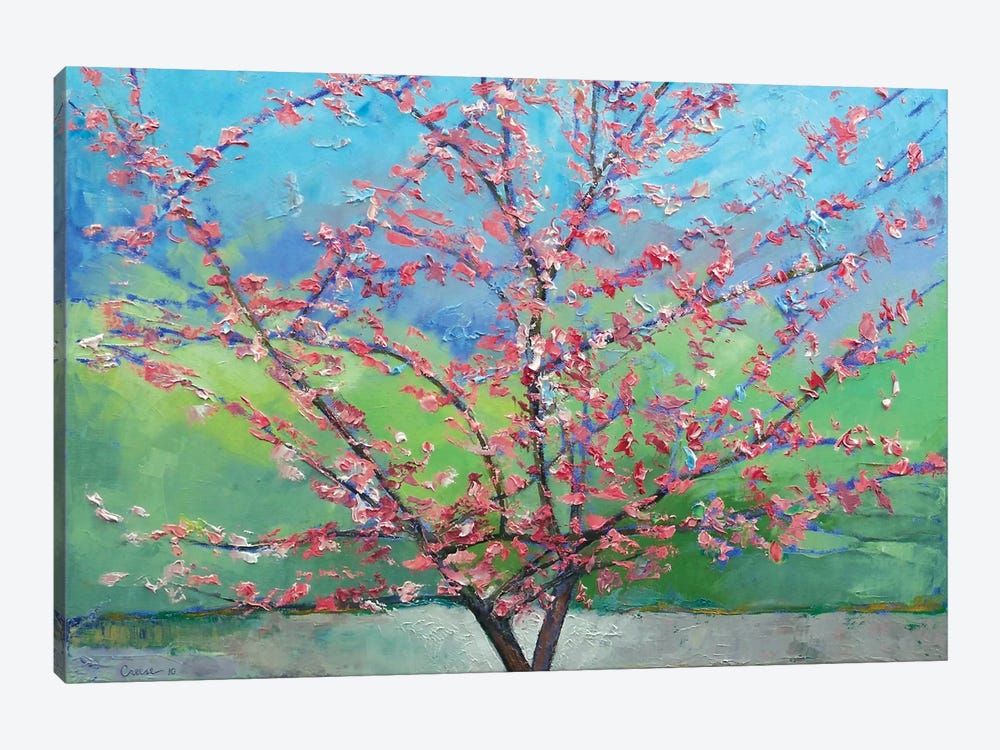 Eastern Redbud Tree by Michael Creese 1-piece Art Print