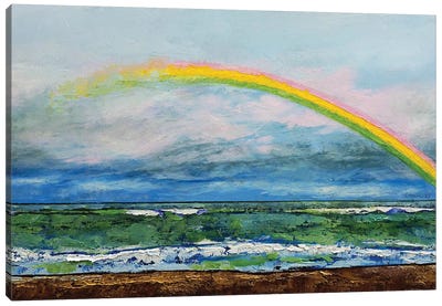 The Outer Banks Canvas Art Print - Rainbow Art