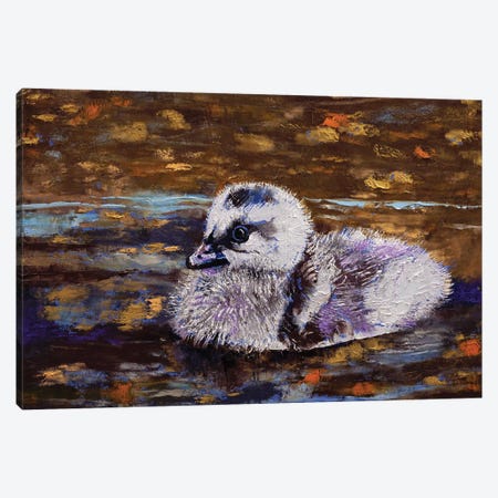 Duckling Canvas Print #MCR404} by Michael Creese Canvas Art