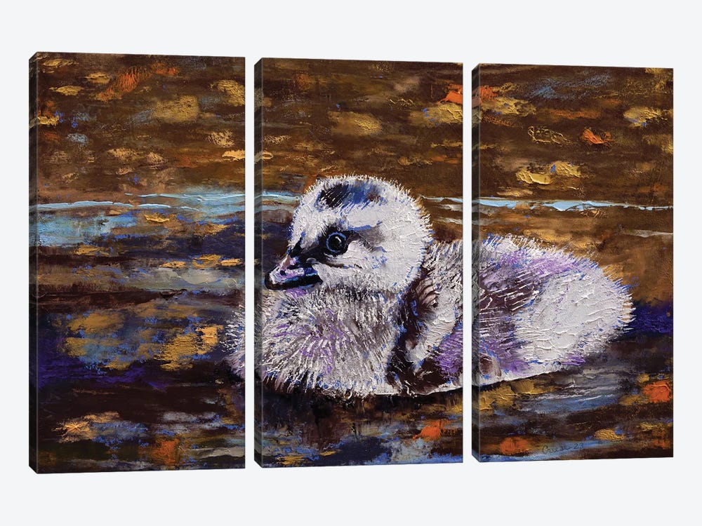 Duckling by Michael Creese 3-piece Canvas Artwork