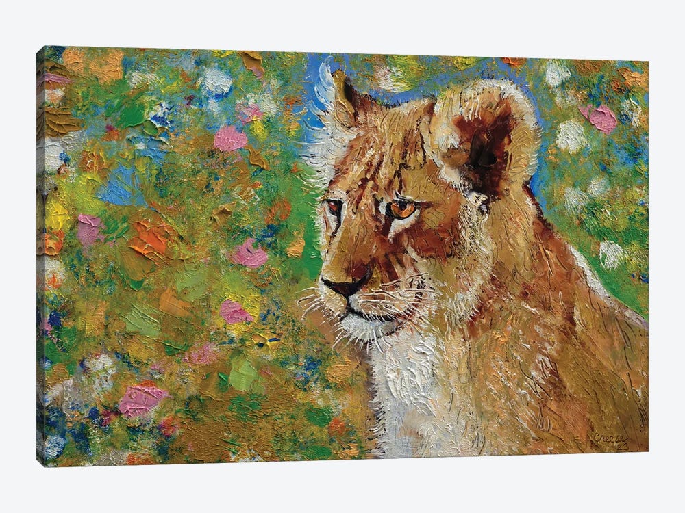 Young Lion by Michael Creese 1-piece Canvas Art