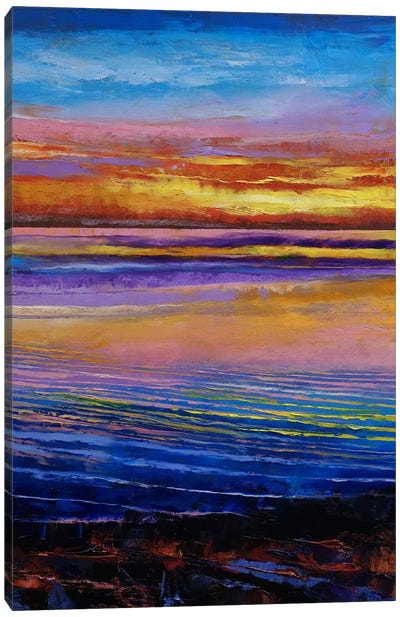Lake Erie Canvas Art Print - Sandy Beach Art