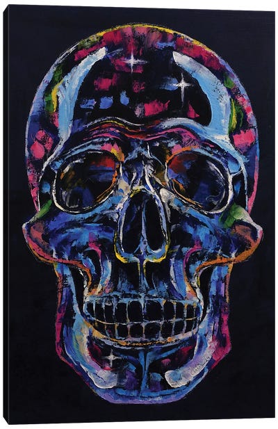 Crystal Skull Canvas Art Print - Michael Creese