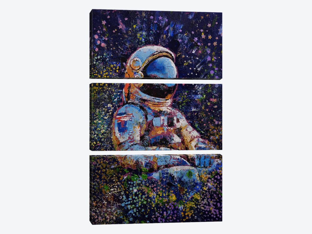 Glitch In Time by Michael Creese 3-piece Canvas Wall Art