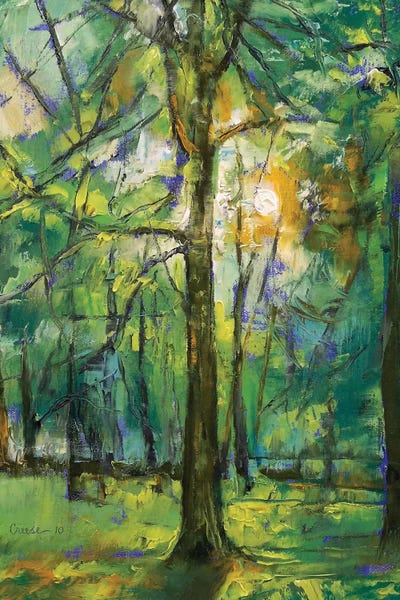 Tree Close-Ups: Emerald Twilight by Michael Creese