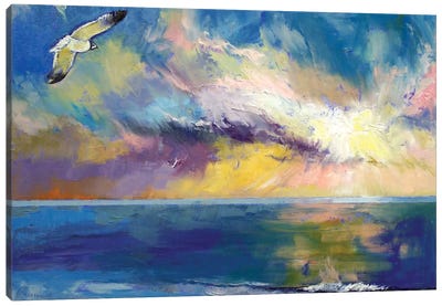 Eternal Light Canvas Art Print - Gull & Seagull Art