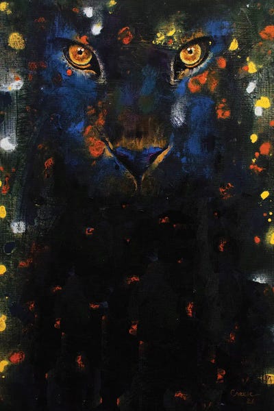 Black & Dark Art - Canvas Prints: Bastet by Michael Creese