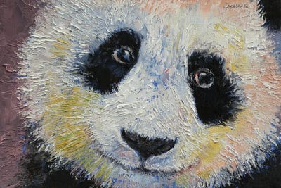 Canvas Print: Panda Smile by Michael Creese - thumbnail