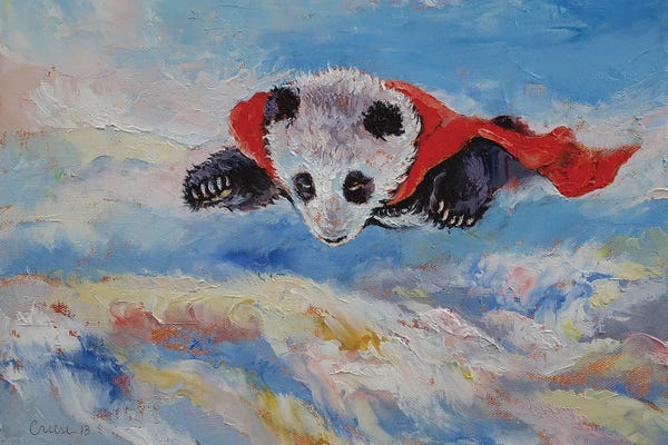 Panda Superhero