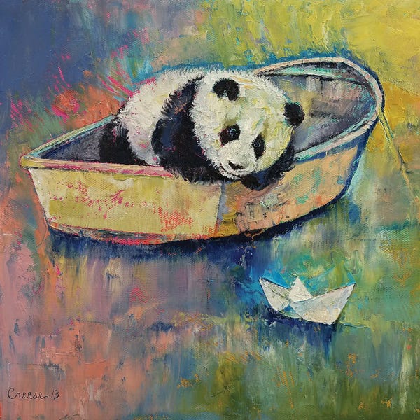 Panda Paper Boat