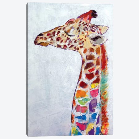 Giraffe Canvas Print #MCR46} by Michael Creese Canvas Print