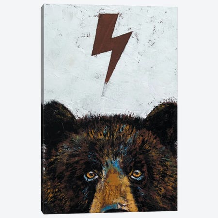Grizzly Bear Canvas Print #MCR49} by Michael Creese Canvas Wall Art