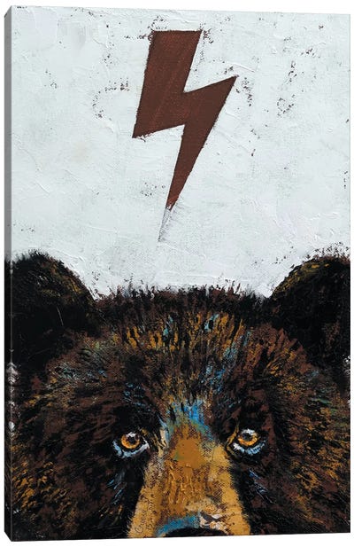 Grizzly Bear Canvas Art Print - Michael Creese