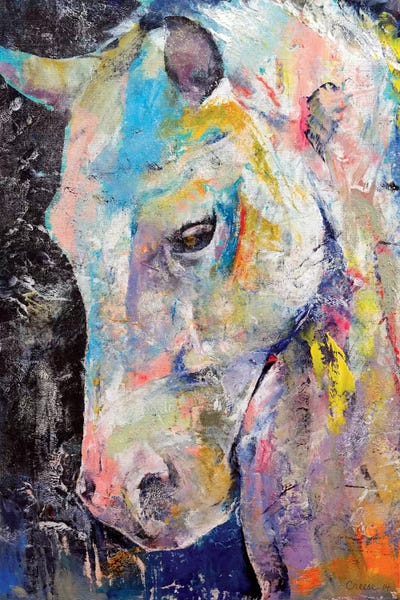 Hidden Heart Horse by Michael Creese framed canvas print