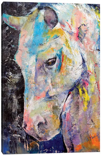 Hidden Heart Horse Canvas Art Print - Michael Creese