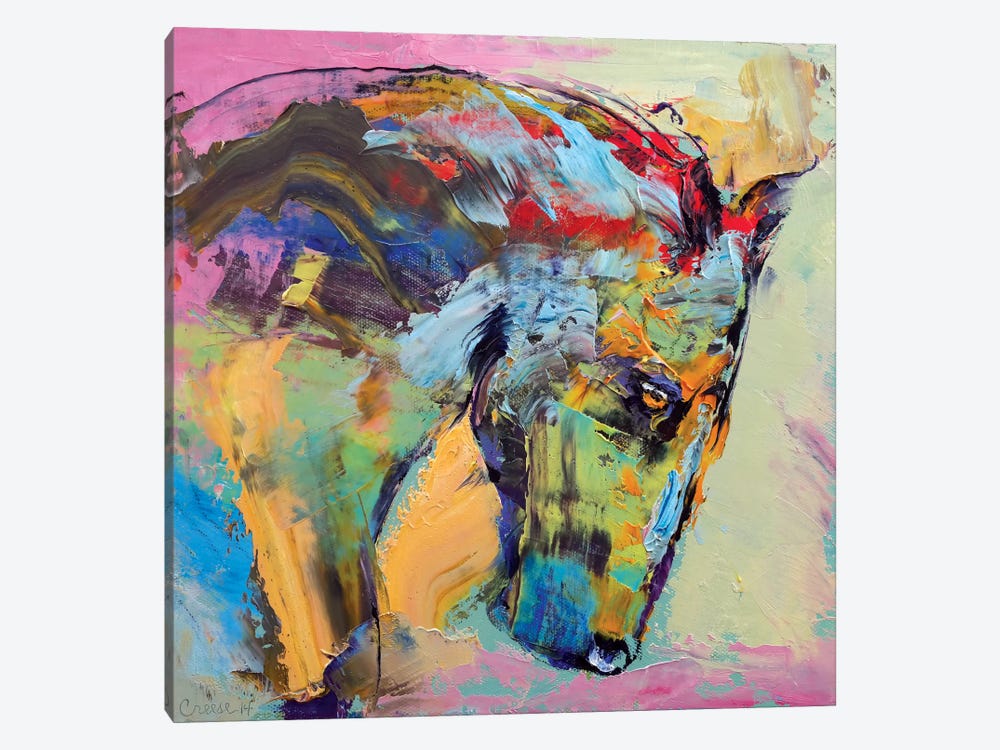 Horse Study by Michael Creese 1-piece Canvas Wall Art
