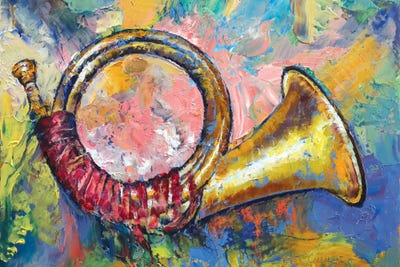 Hunting Horn by Michael Creese art print