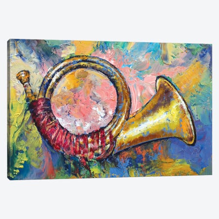 Hunting Horn Canvas Print #MCR58} by Michael Creese Canvas Print