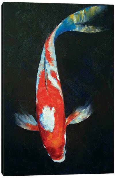 Koi Canvas Art Print - Koi Fish Art
