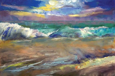 Moonlit Waves by Michael Creese framed wall art