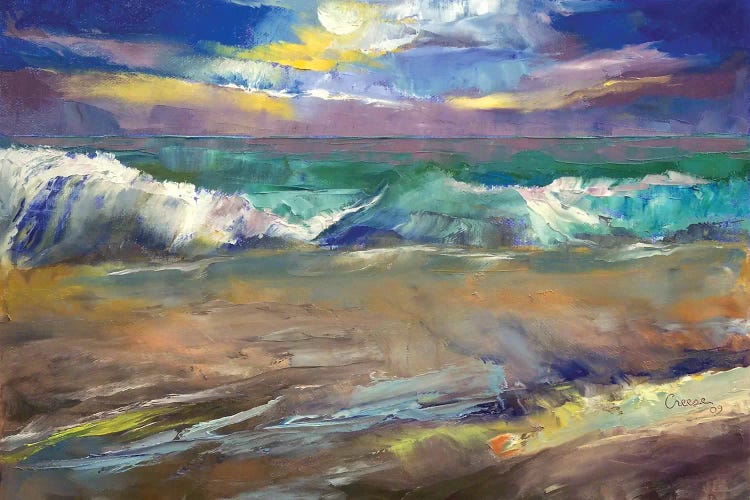 Moonlit Waves by Michael Creese wall art