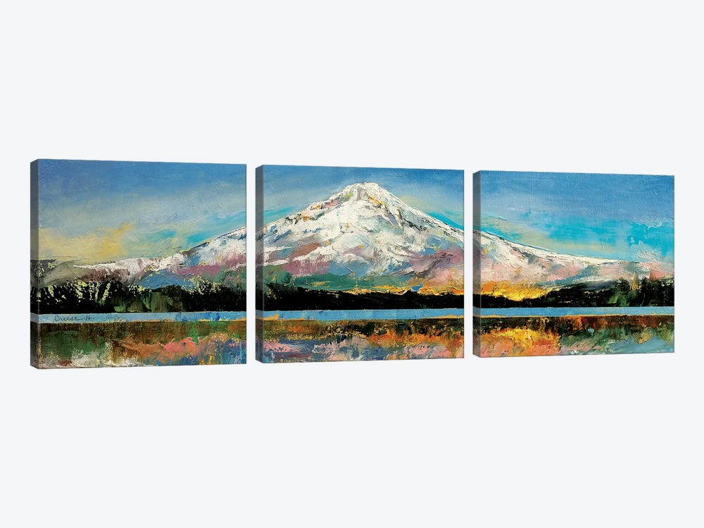 Mount Hood by Michael Creese 3-piece Canvas Artwork