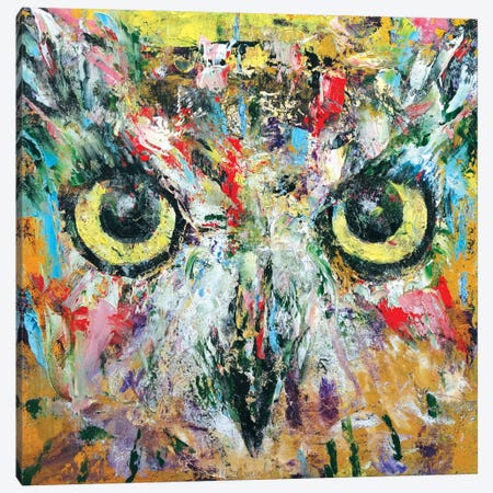 Mystic Owl Canvas Print #MCR79} by Michael Creese Canvas Art Print
