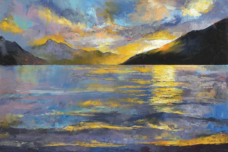 New Zealand Sunset by Michael Creese wall art