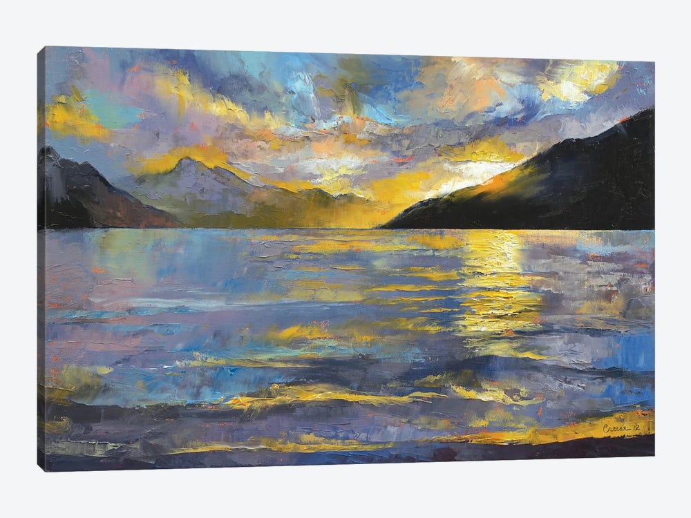 New Zealand Sunset by Michael Creese 1-piece Art Print