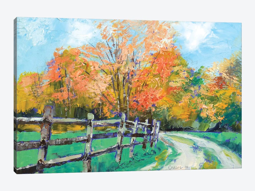 Old Country Road by Michael Creese 1-piece Canvas Wall Art
