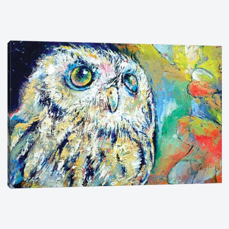 Owl Canvas Print #MCR82} by Michael Creese Canvas Wall Art