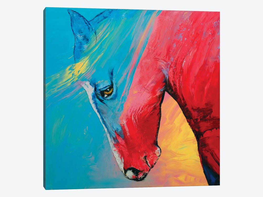Painted Horse by Michael Creese 1-piece Canvas Wall Art