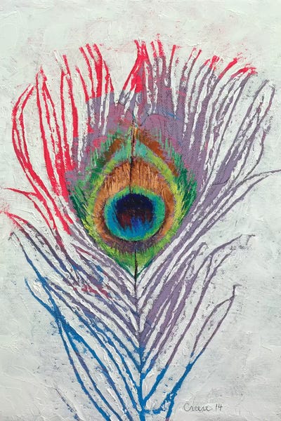 Feathers: Peacock Feather by Michael Creese