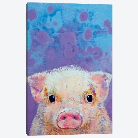 Piglet Canvas Print #MCR96} by Michael Creese Canvas Wall Art