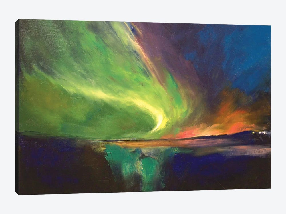 Aurora Borealis 1-piece Canvas Art Print