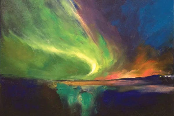 Gestural Skies: Aurora Borealis by Michael Creese