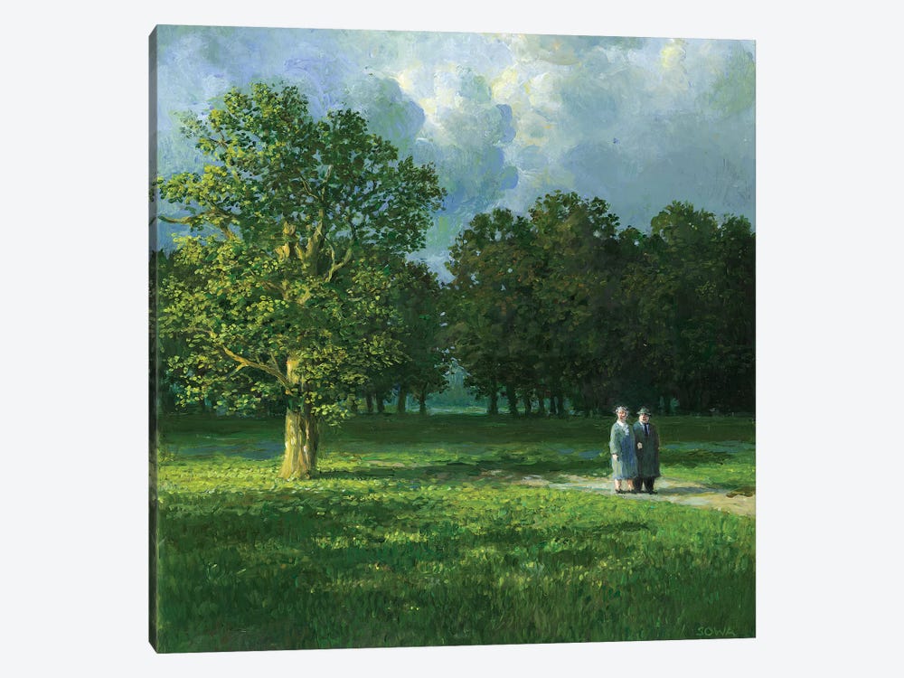 Is Something There by Michael Sowa 1-piece Canvas Art Print