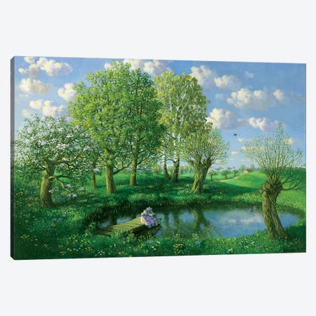 Spring (Otto's Eleven) Canvas Print #MCS21} by Michael Sowa Canvas Print