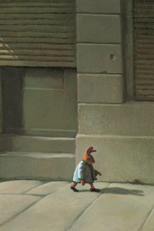 Street Rabbit by Michael Sowa wall art