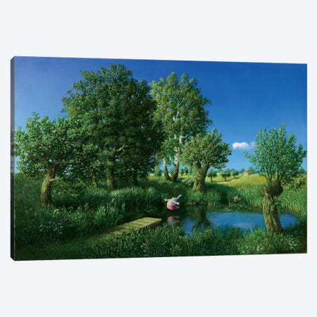 Summer (Otto's Eleven) Canvas Print #MCS24} by Michael Sowa Canvas Wall Art