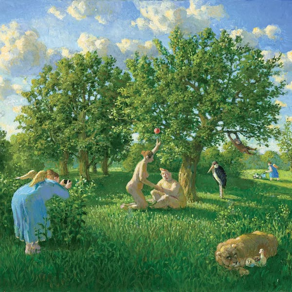 Detailed Oil Painters: The Proof by Michael Sowa