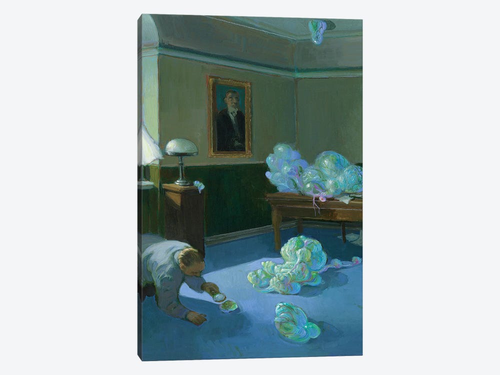The Unsolved Cases of the FBI by Michael Sowa 1-piece Art Print