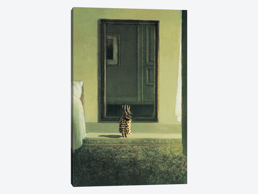 Tiger Rabbit by Michael Sowa 1-piece Art Print