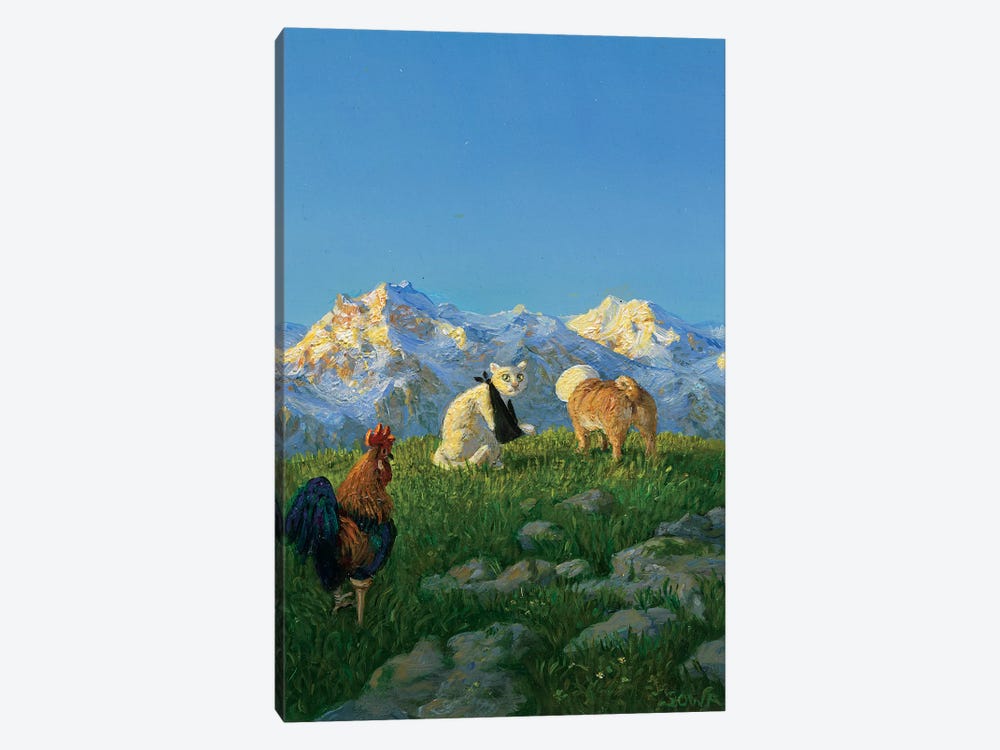 Untitled by Michael Sowa 1-piece Canvas Wall Art