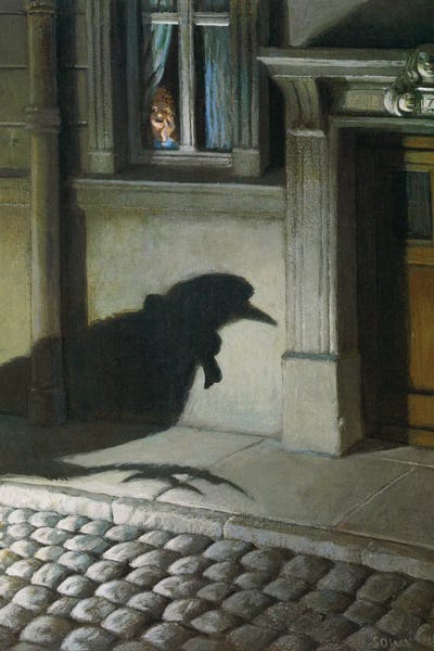 Detailed Oil Painters: Attention-Avian Flu by Michael Sowa