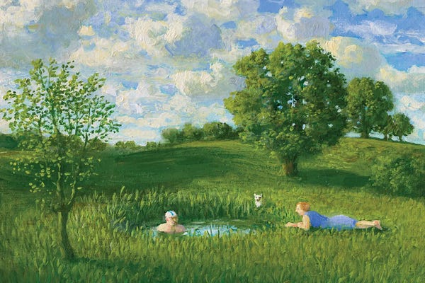 Ponds: Bath Day by Michael Sowa