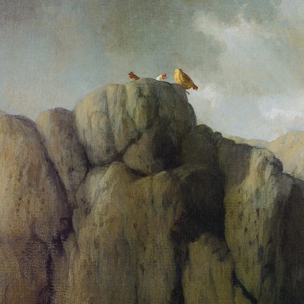 Chickens & Roosters: Carpathian Chicken by Michael Sowa