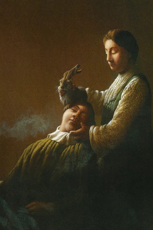 Flash Relaxation After Waltraud Birnbach-Wumme by Michael Sowa wall art
